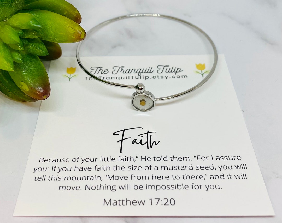 Faith of a Mustard Seed Bracelet - Move Mountains - Bracelet With ...