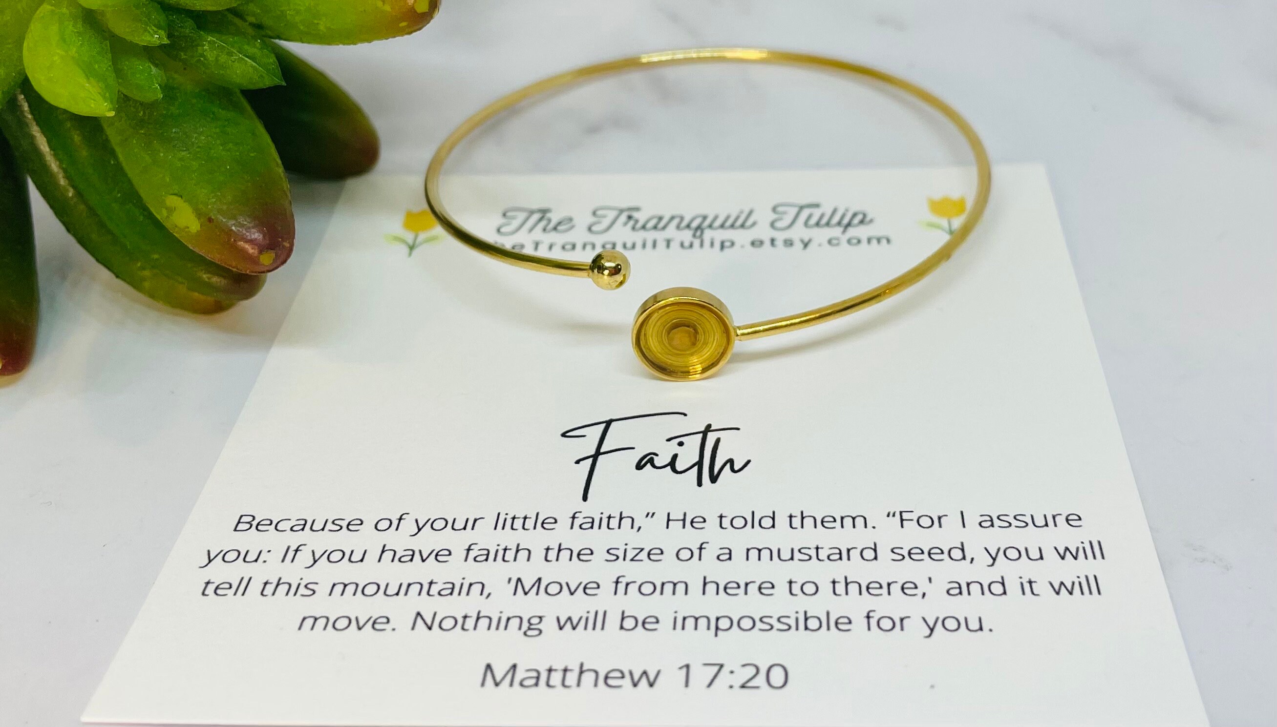 Faith of a Mustard Seed Bracelet - Move Mountains - Bracelet With ...