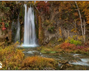 Fall Colors in Spearfish Canyon, Nature Photography, River, Landscape Photography, Waterfall Photography, Beautiful Nature, Robs Wildlife