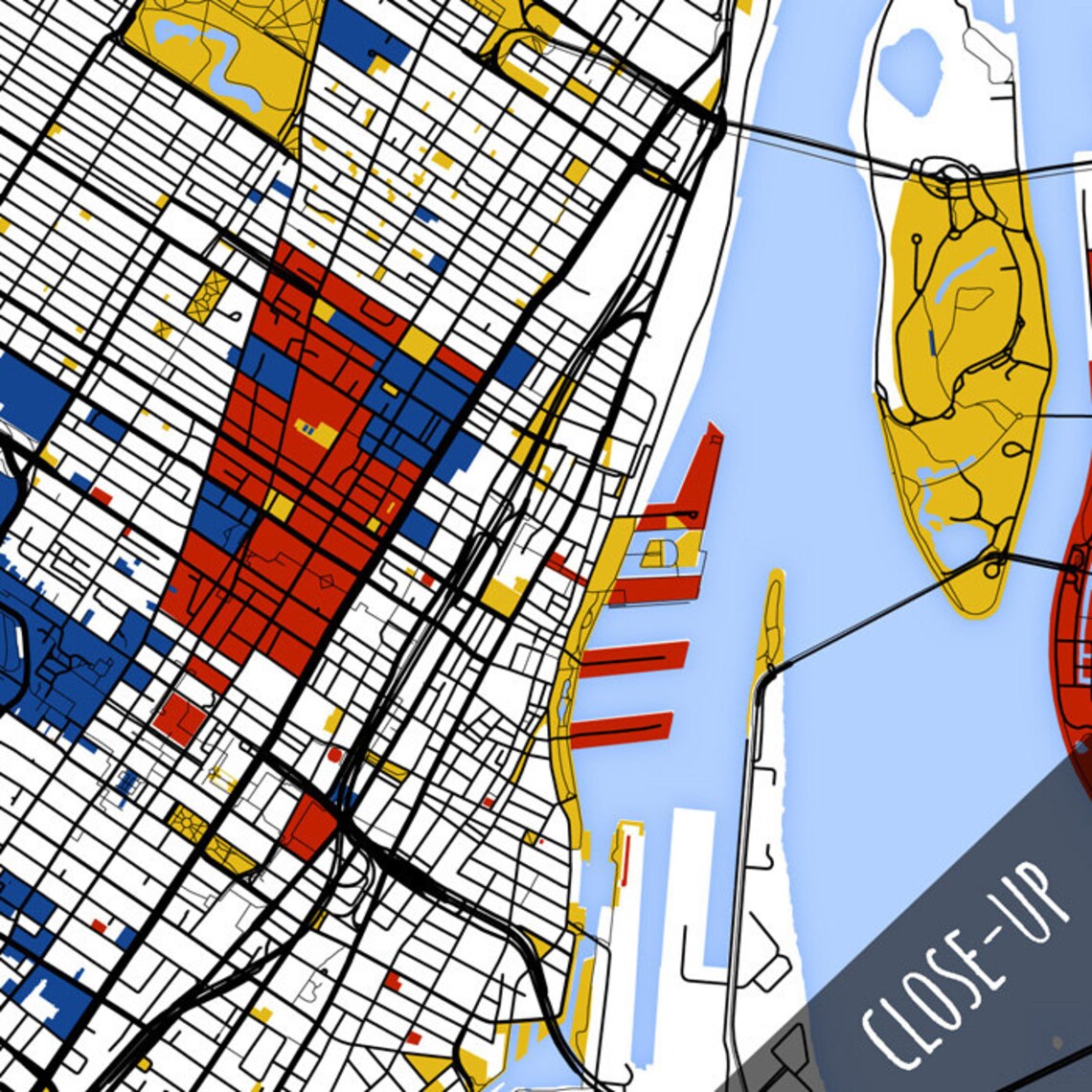 Montreal Map Art / Montreal, Canada Wall Art / Print / Poster / Modern