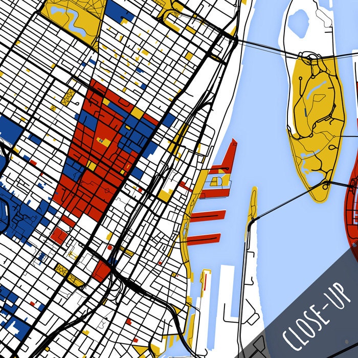 Montreal Map Art / Montreal, Canada Wall Art / Print / Poster / Modern Home Decor Etsy