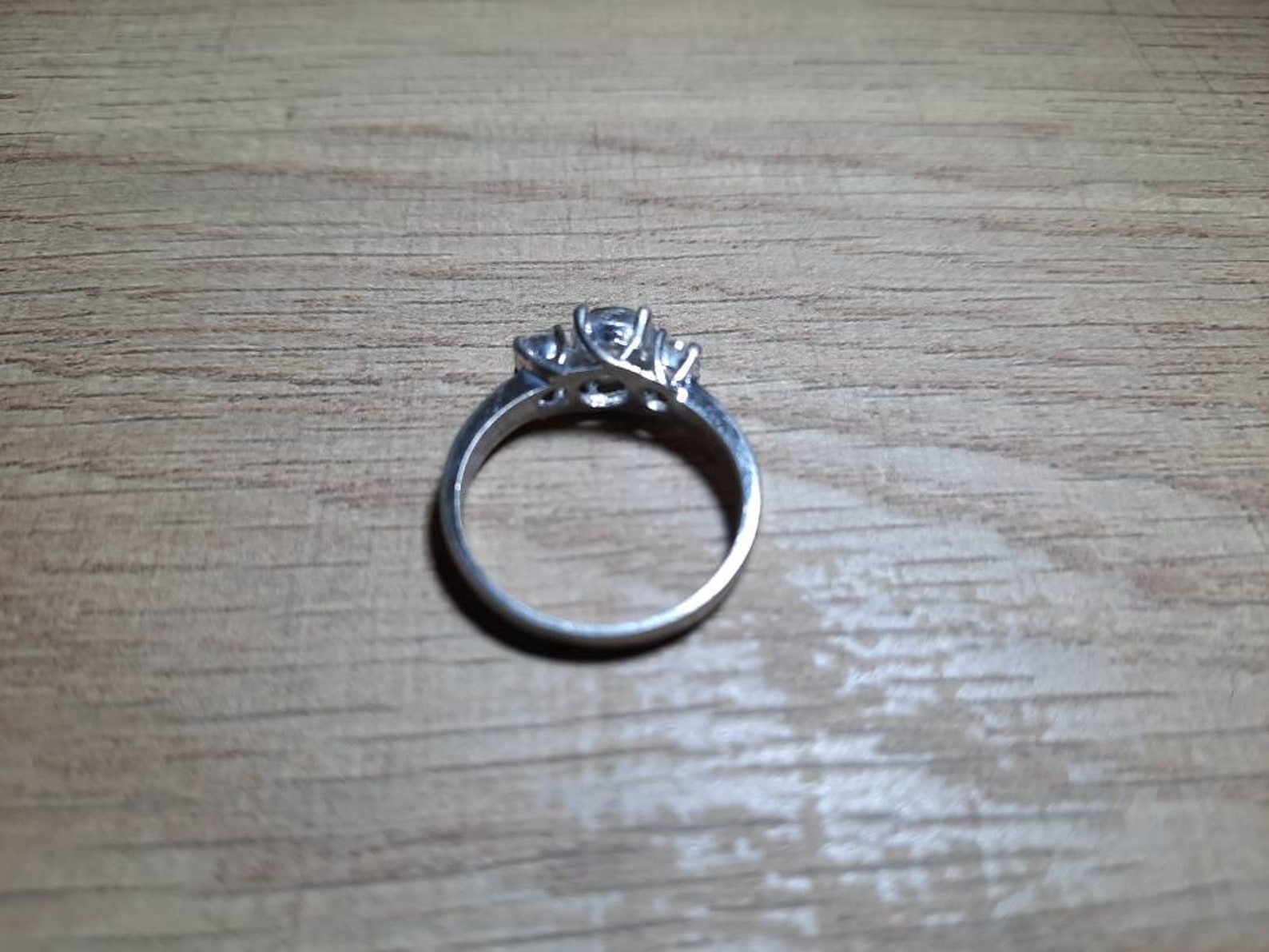 Vintage 925 RSC Signed Sterling Silver Engagement Style Ring Etsy