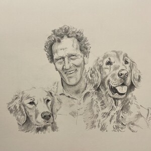 Custom Pet Portrait, Hand-Drawn