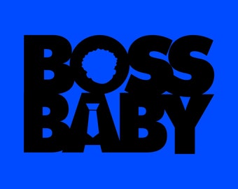 Download Black Boss Baby Svg Etsy