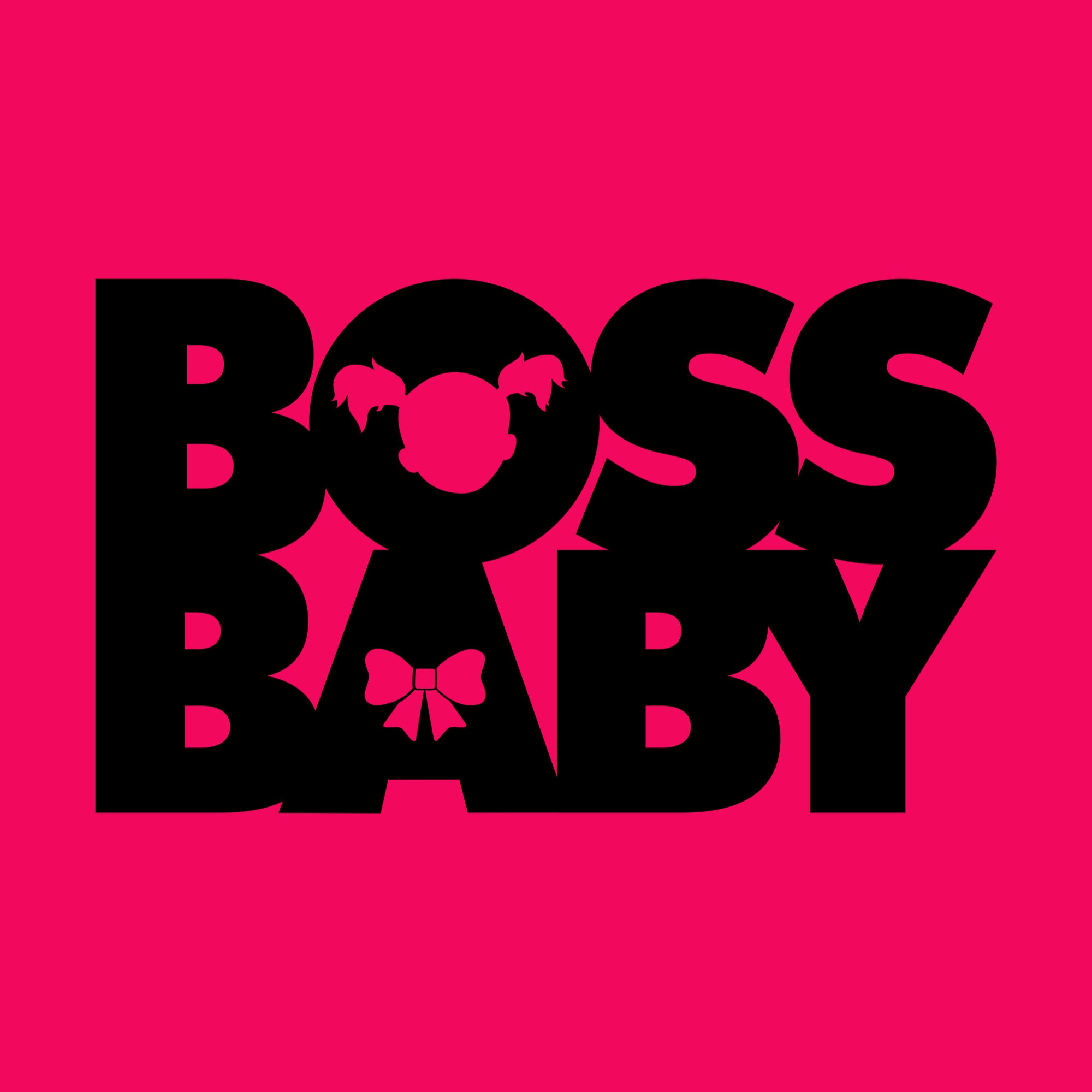 Boss Baby Girl Pink Logo