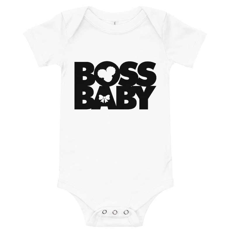 Boss Baby Onesie Black Girl