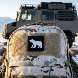 Polar Bear Tactical Patch 2X2 image 4