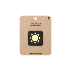 Sun Tactical Patch Mini Black and Reflective Yellow
