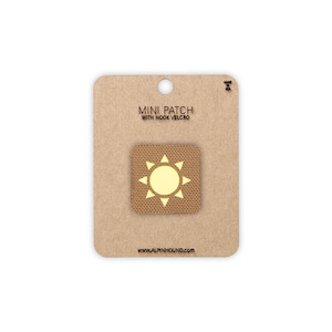 Mini écusson tactique Sun Coyote et jaune réfléchissant