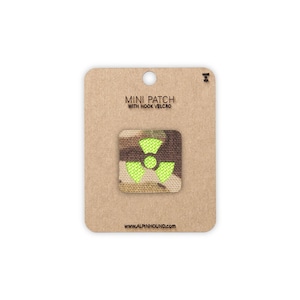 Toxic Tactical Patch Mini Multicam and Neon Green