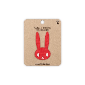 Bunny Tactical Patch Small Red and White