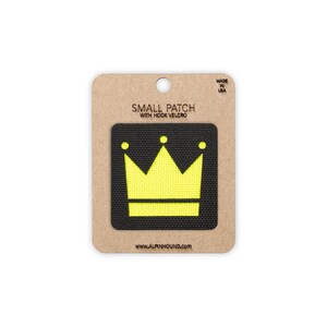 Crown Tactical Patch Small Black and Yellow