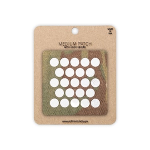 Circle Array 2 Tactical Patch Medium Multicam and Reflective Silver