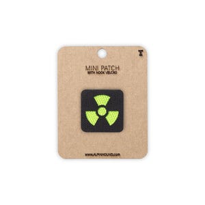 Toxic Tactical Patch Mini Black and Neon Green