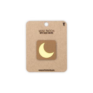 Moon Tactical Patch Mini Coyote Brown and Reflective Yellow