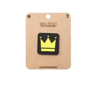 Crown Tactical Patch Mini Black and Yellow