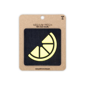 Lemon Slice Tactical Patch 2x2 Medium Reflective