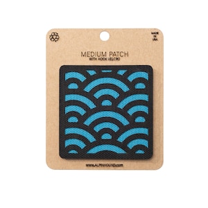Seigaiha Wave Tactical Patch Medium 2X2