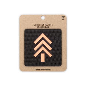 Tree Tactical Patch Medium Black and Reflective Orange