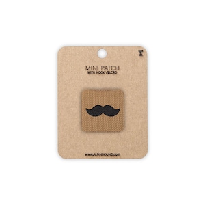 Moustache Tactical Patch Mini Coyote and Black