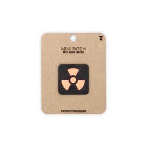 Toxic Tactical Patch Mini Black and Reflective Orange