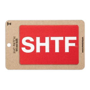 SHTF Tactical Hat Patch 2x3 inch