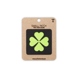 Shamrock Tactical Patch Black and Neon Green Small
