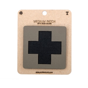 Medium Ranger and Black Medical Tactical Patch