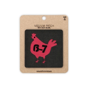 6-7 Chicken Tactical Patch 2X2 Medium