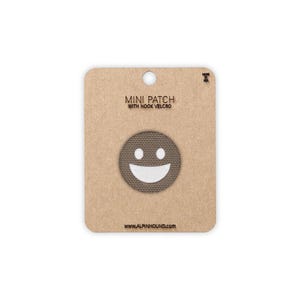 Smiley Face Tactical Patch Mini Ranger and White