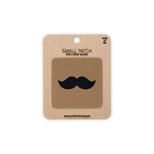 Moustache Tactical Patch Coyote and Black Small