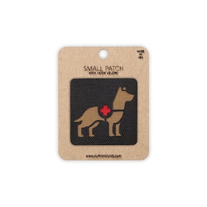 German Shepherd Dog Tactical Patch Small