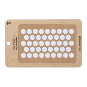 Circle Array Tactical Hat Patch 2x3 inch Coyote and Reflective Silver