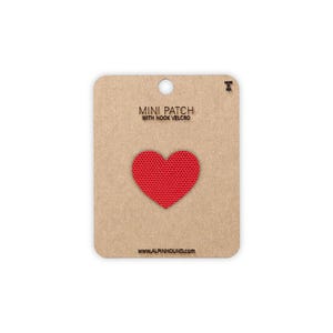 Mini Red Heart Tactical Patch