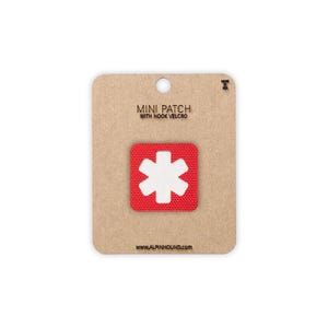 Medical Star Tactical Patch Mini Red and White