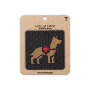 German Shepherd Dog Tactical Patch Medium 2X2