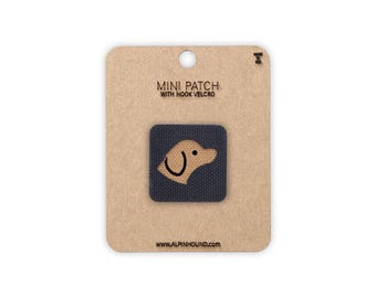 Labrador Head Tactical Patch Mini 1X1