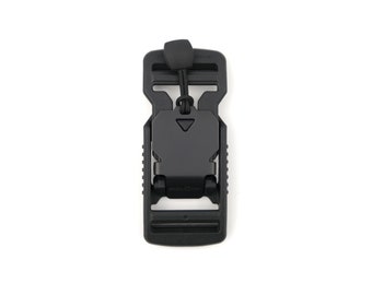 Fidlock Magnetic V-Buckle 25 LL black flap + pull tab