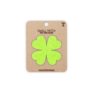 Lucky Shamrock Tactical Patch Small Neon Green