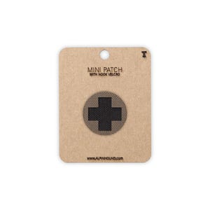 Round Medical Tactical Patch Mini Ranger and Black