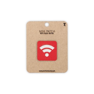 Wi-Fiタクティカルパッチミニ（赤と白）