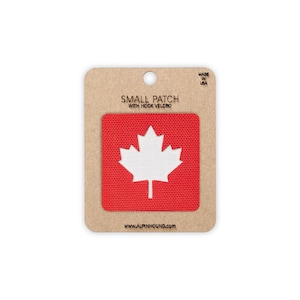 Écusson tactique en forme de feuille d'érable canadien, petit