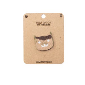 Mini Camo and White Cat Head Tactical Patch