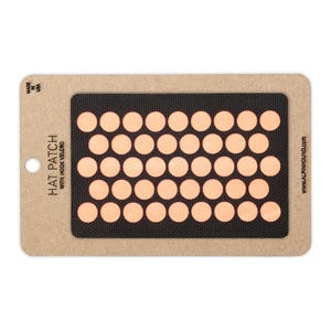 Circle Array Tactical Hat Patch 2x3 inch Black and Reflective Orange