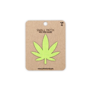 Marijuana Leaf Tactical Patch Small 1.5"
