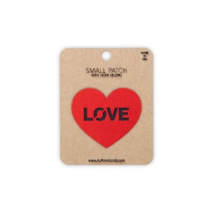 Écusson tactique rouge Saint-Valentin petit