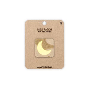 Mini Multicam Patch Tactique Moon et Jaune Réfléchissant