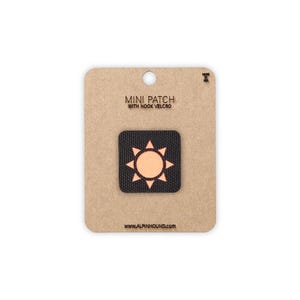 Sun Tactical Patch Mini Black and Reflective Orange