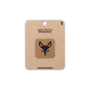 Fox Face Tactical Patch Mini Coyote and Black