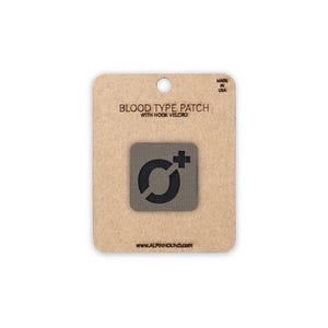 Mini Ranger and Black Blood Type Tactical Patch